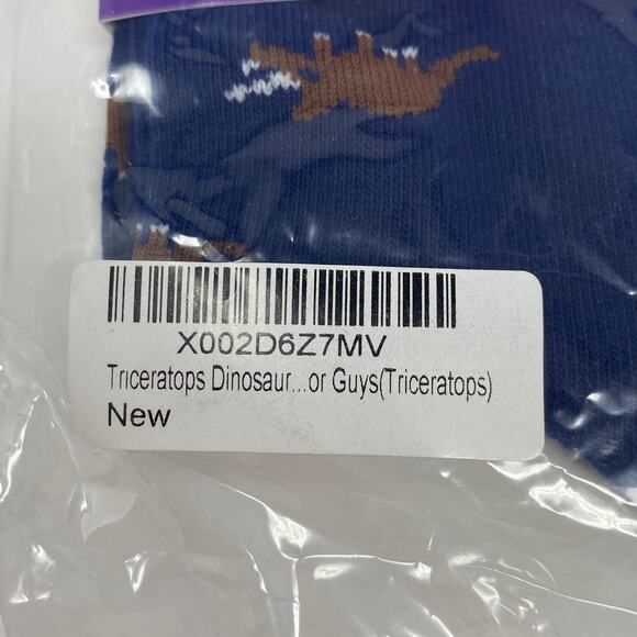 NWT Aus Cufflinks Mens Navy Dinosaur Socks Bow Tie Gift Set Triceratops Novelty - Picture 7 of 10